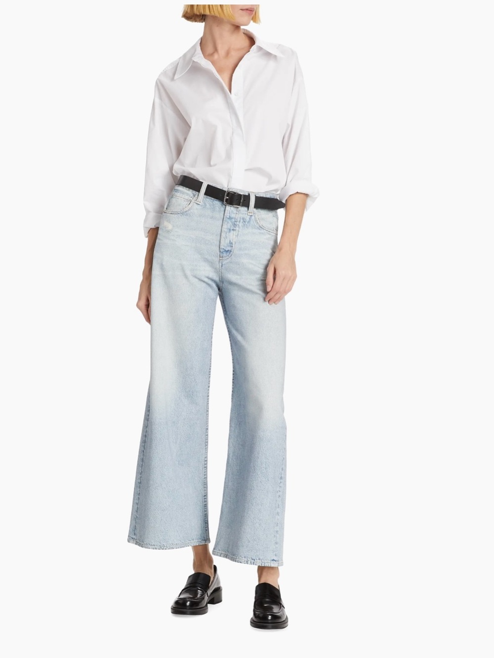 NEW Rag & Bone rb Miramar Sofie High Rise Ankle-Length Pant Cotton Terry Size 26